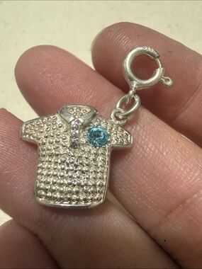 Sterling Silver 925 engraved Isaac charm birthstone shirt